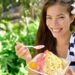 map_of_spain_with_morocco_and_france-1 - TOKYOwebzine A woman savors a bowl of kakigori at aTokyo shop, holding a small spoon over a mountain of shaved ice with fresh fruit syrup.