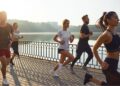 map_of_spain_with_morocco_and_france - TOKYOwebzine A group of runners at different paces gathering at a Tokyo running club meetup in Yoyogi Park at sunrise