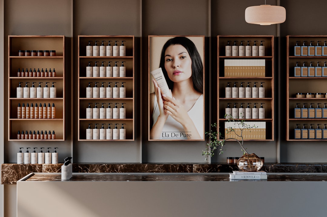 A shopper tests cleansing products at a Tokyo beauty counter to find the right double cleanse combination