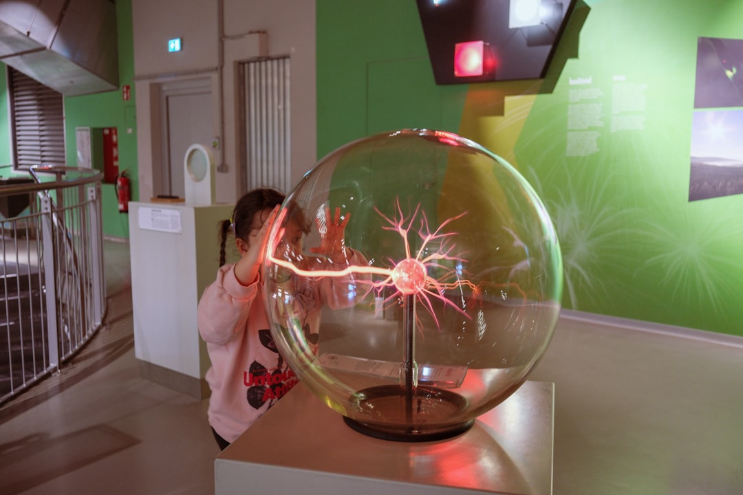 hands-on interactive exhibit at a science museum in Odaiba, discovering technology and creativity